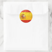 Grunge Spanje Vlag España Bandeira 2012 Kampioenen Ronde Sticker (Tas)