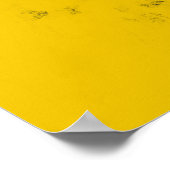 Grunge Splatter Geschilderde Vlag van Duitsland Poster (Hoek)