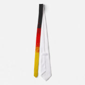 Grunge Splatter Geschilderde Vlag van Duitsland Stropdas (Achterkant)