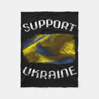 Grunge Sta Voor Oekraïne Statement Piece Ter Onder Fleece Deken