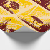 Grunge Stad Cadeaupapier