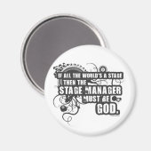 Grunge Stage Manager God Magneet (Voorkant / Achterkant)