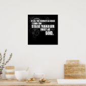 Grunge Stage Manager God Poster (Keuken)