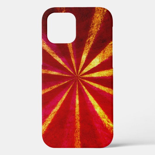 Grunge starburst Hoesje-Mate iPhone case (Achterkant)