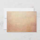 Grunge Starfish Beach Wedding RSVP Kaartje (Achterkant)