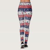 Grunge Stars en Stripes Leggings (Achterkant)