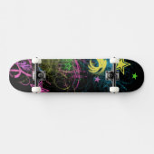 Grunge Stars Multicolored Skateboard (Horizontaal)