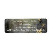 Grunge Stars ontwerp Etiket (Voorkant)