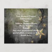 Grunge Stars  ontwerp Flyer (Achterkant)