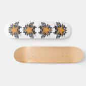 Grunge Stars Skateboard (Horizontaal)