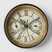  Grunge steampunk Antiek Horloge (Voorkant)