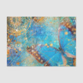 Grunge Steampunk Butterfly Abstract Design Tissuepapier (Voorkant)