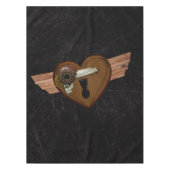 Grunge Steampunk Heart Tafelkleed (Voorkant)