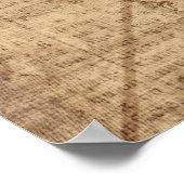 grunge steampunk hotair ballonnen op de oude kaart poster (Hoek)