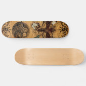 Grunge Steampunk Victoriaans Butterfly Skateboard (Horizontaal)