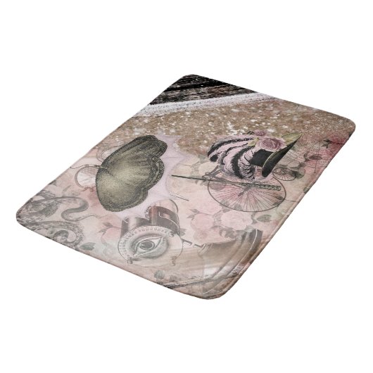  Grunge Steampunk Victoriaans Pet Badmat (Gekanteld)