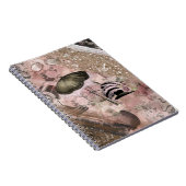  Grunge Steampunk Victoriaans Pet Notitieboek (Rechterzijde)
