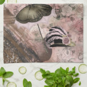  Grunge Steampunk Victoriaans Pet Theedoek (Gevouwen)