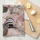  Grunge Steampunk Victoriaans Pet Theedoek (Quarter Fold)