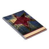 Grunge ster notitieboek (Rechterzijde)