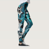 Grunge sterpatroon, speels kinderontwerp. leggings (Rechts)