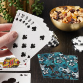 Grunge sterpatroon, speels kinderontwerp. pokerkaarten (Insitu)