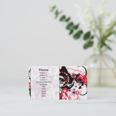 Grunge sterren visitekaartje (Staand voorkant)