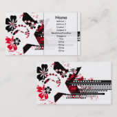 Grunge sterren visitekaartje (Voorkant / Achterkant)