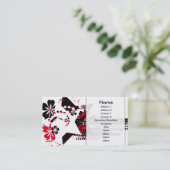 Grunge sterren visitekaartje (Staand voorkant)