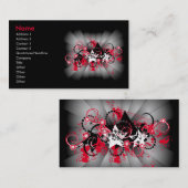 Grunge sterren visitekaartje (Voorkant / Achterkant)