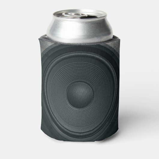 Grunge stijl, audio luidspreker achtergrond blikjeskoeler (Blikje Achterkant)