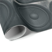 Grunge stijl, audio luidspreker achtergrond cadeaupapier (Rol Hoek)
