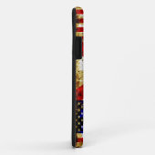 Grunge stijl Florida en USA vlaggen Case-Mate iPhone Case (Achterkant/rechts)