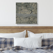 Grunge stijl getextureerde aarde kunst mooi canvas afdruk (Insitu (Slaapkamer))