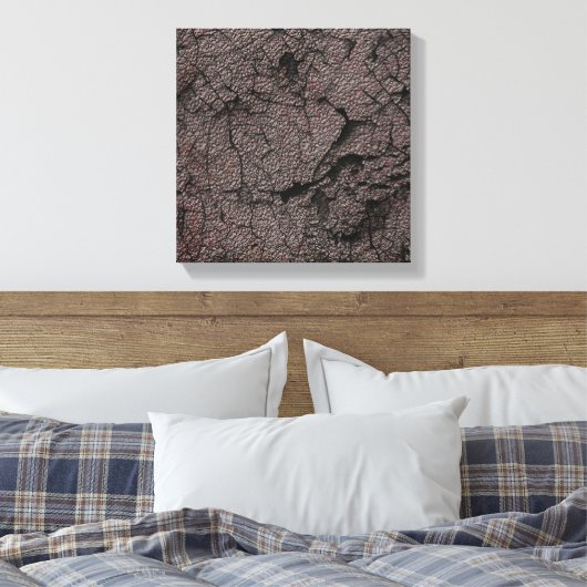 Grunge Stijl Moderne Kunst Getextureerde Abstract Canvas Afdruk (Insitu (Slaapkamer))