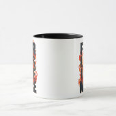 Grunge stijl moed en levensquote mok (Midden)
