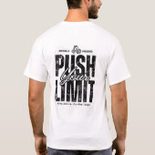 Grunge Stilte | Getextureerde Emotionele Typografi T-shirt (Achterkant)