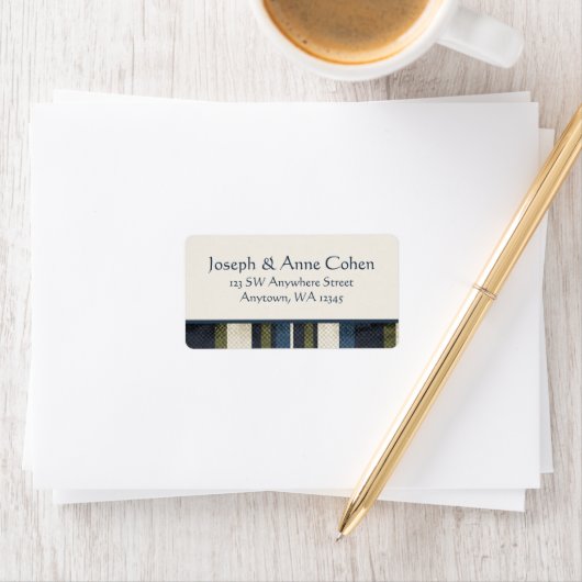 Grunge Stripes Etiket (Insitu)