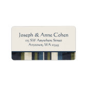 Grunge Stripes Etiket (Voorkant)