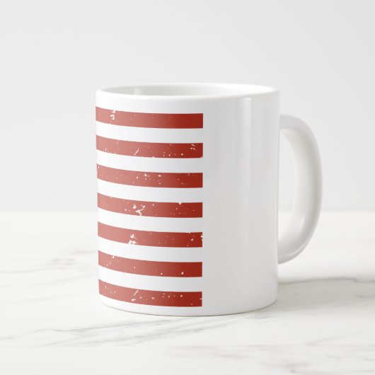  Grunge Style American Flag Jumbo Mok (Voorkant rechts)