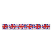 Grunge Style Britse Union Jack Flag Satijnen Lint (Voorkant)