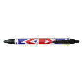 Grunge Style Britse Union Jack Flag Zwarte Inkt Pen (Achterkant)
