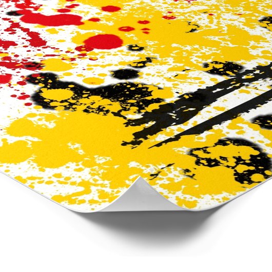 Grunge Style Deutschland - Poster Duitsland (Hoek)