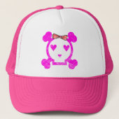 GRUNGE STYLE EMO GIRL SKULL TRUCKER PET (Voorkant)