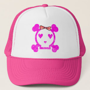 GRUNGE STYLE EMO GIRL SKULL TRUCKER PET