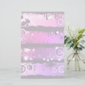 Grunge Style Music Banner 3 Briefpapier (Staand voorkant)