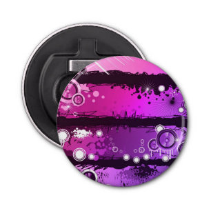 Grunge Style Music Banner 3 Button Flesopener