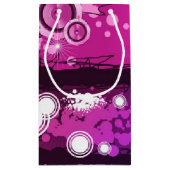 Grunge Style Music Banner 3 Klein Cadeauzakje (Achterkant)