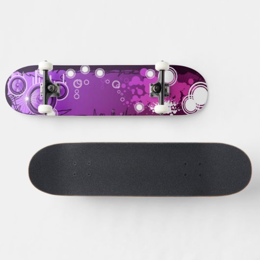 Grunge Style Music Banner 3 Skateboard (Horizontaal)
