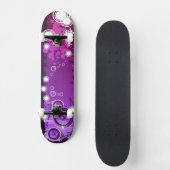 Grunge Style Music Banner 3 Skateboard (Voorkant)